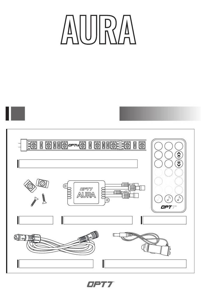 OPT7 AURA INTERIOR User manual