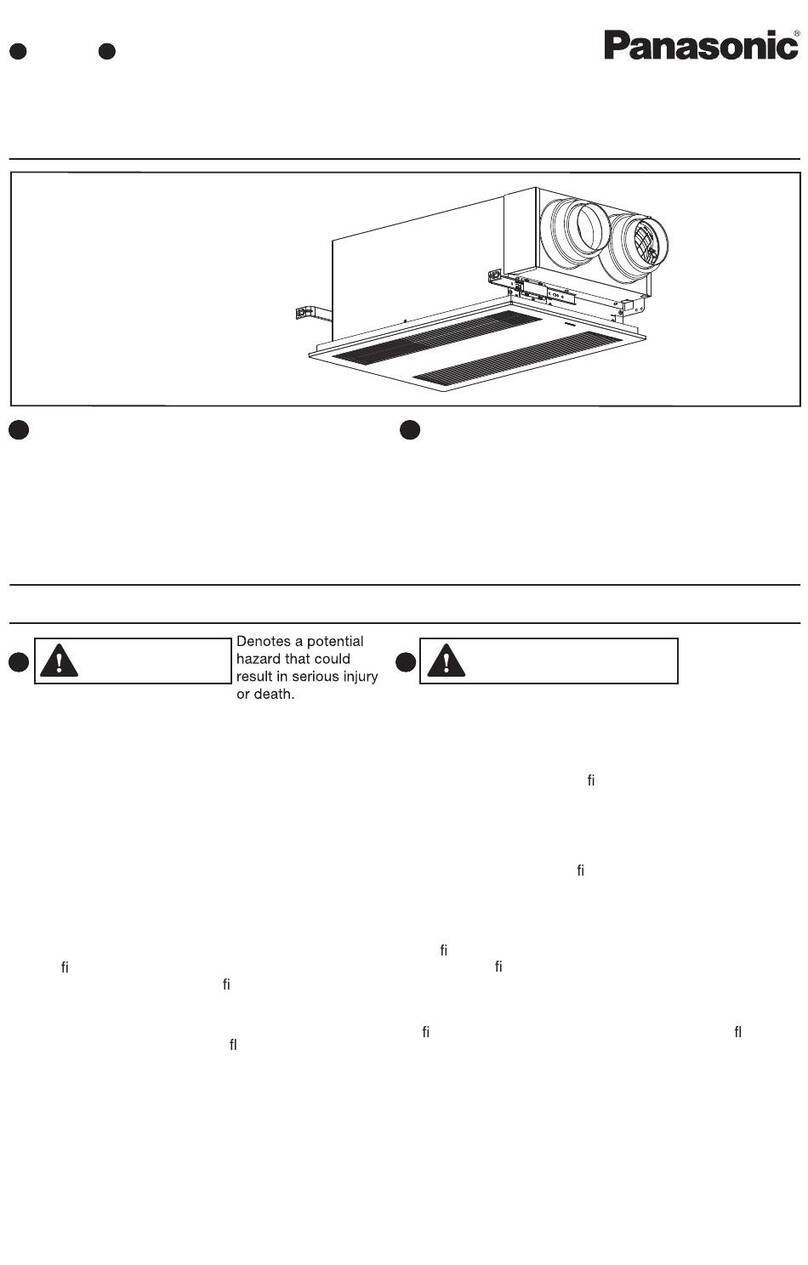 Panasonic FV-06VE1 User manual