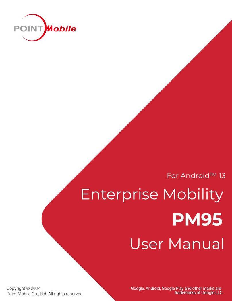 Point Mobile PM95 User manual Point Mobile PM95 User manual