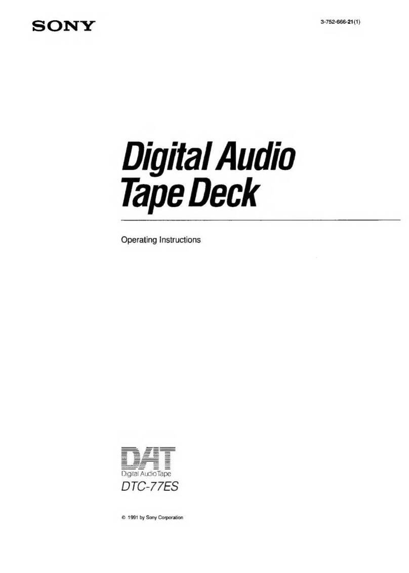Sony DTC-77ES User manual