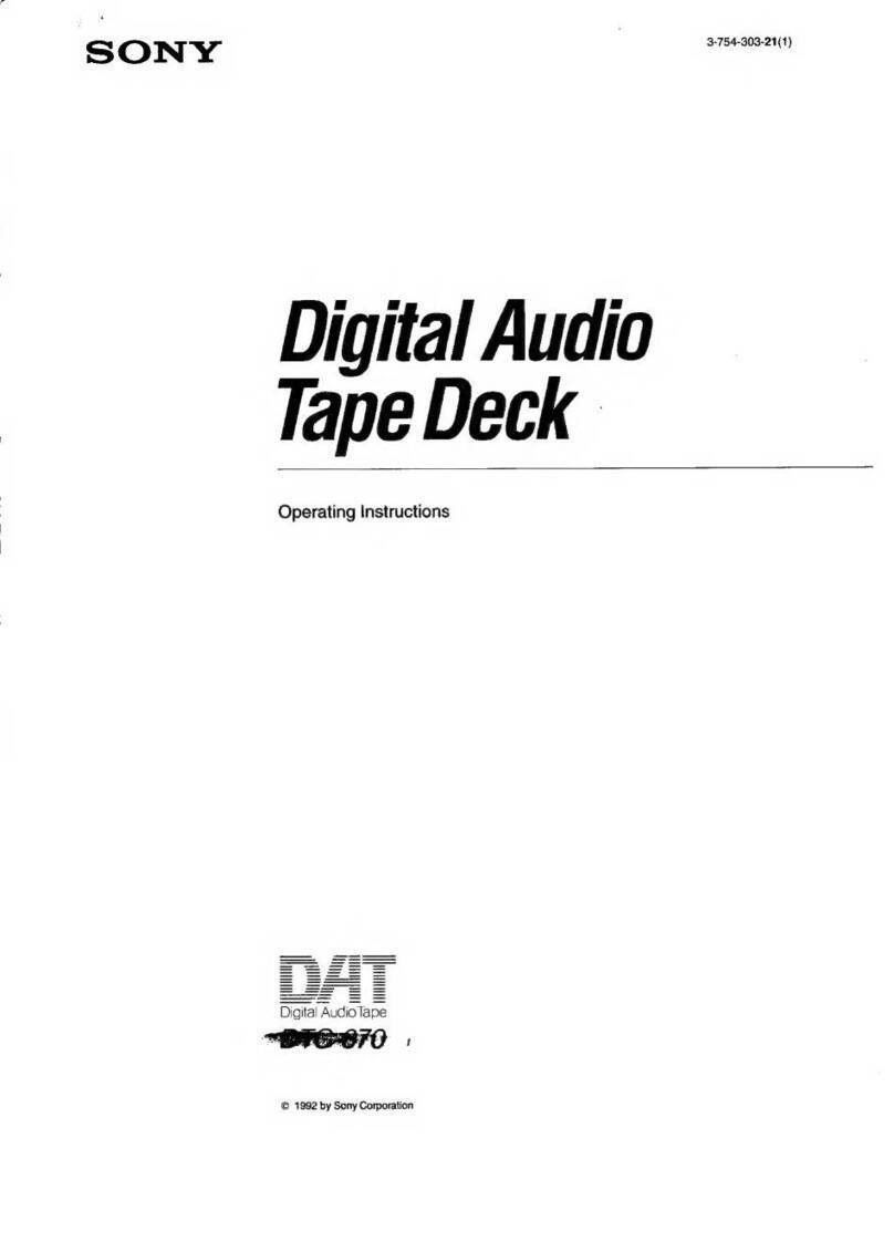 Sony DTC-670 User manual