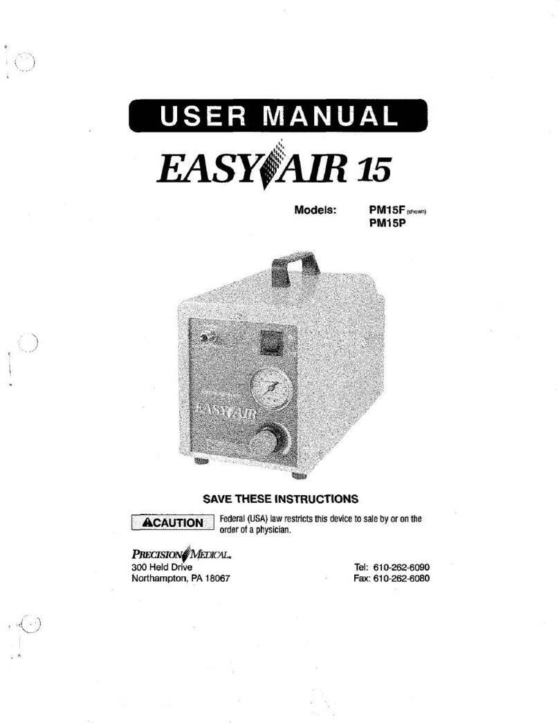 Precision Medical EASY AIR 15 User manual