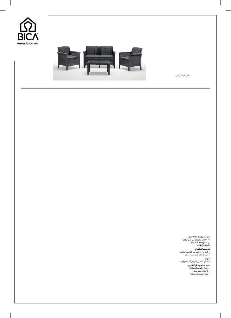 BICA SET RIALTO Assembly instructions