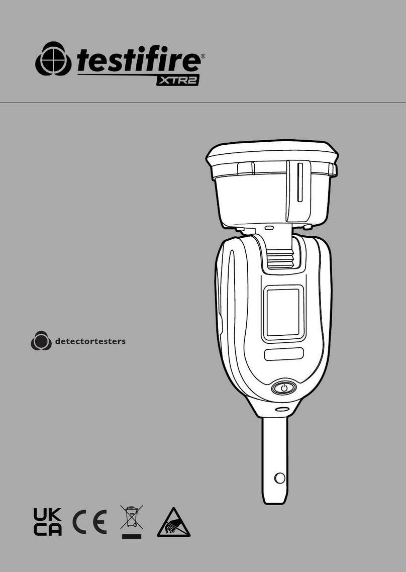 Detectortesters testifie XTR2 quick start guide
