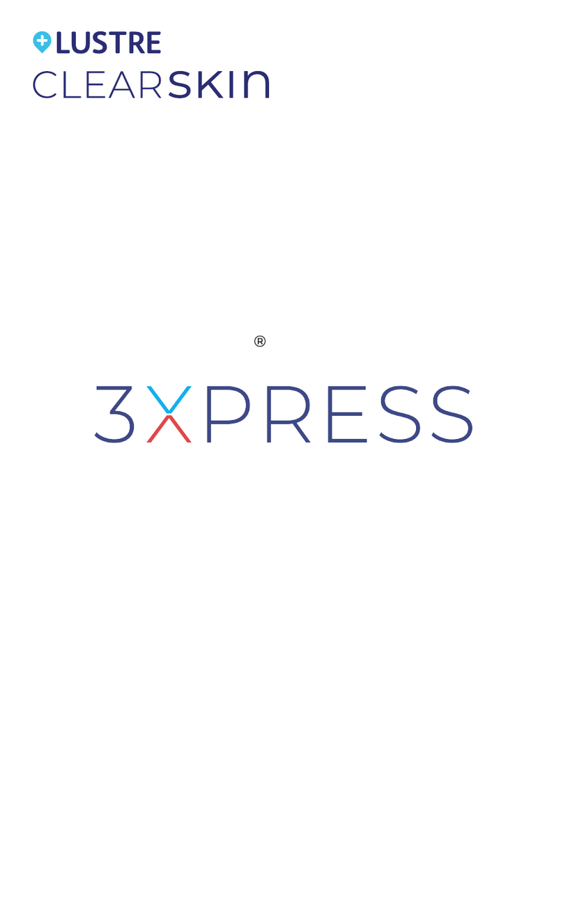 LUSTRE ClearSkin 3XPRESS Instructions for use