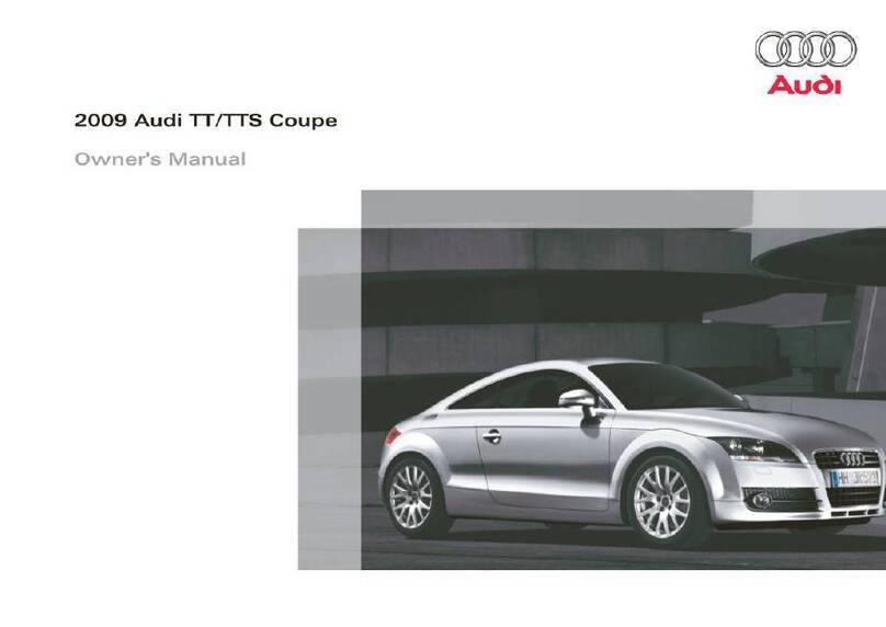 Audi TT Coupe 2009 User manual