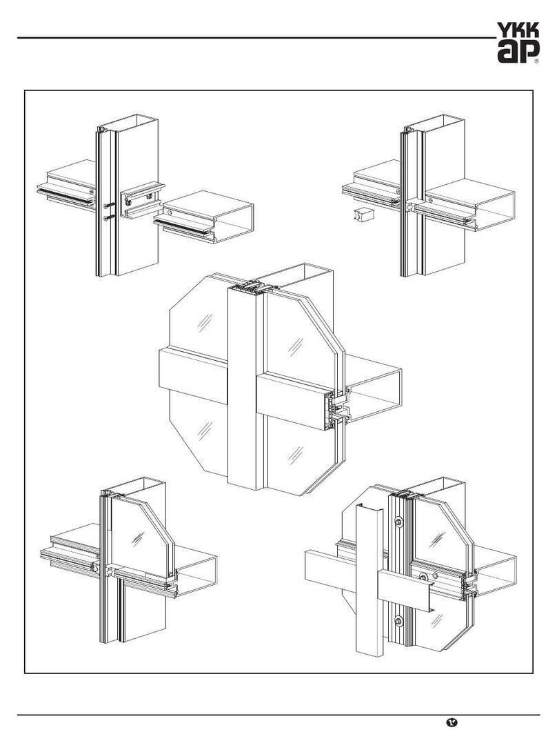 Ykk ap YCW 750 OGP installation manual