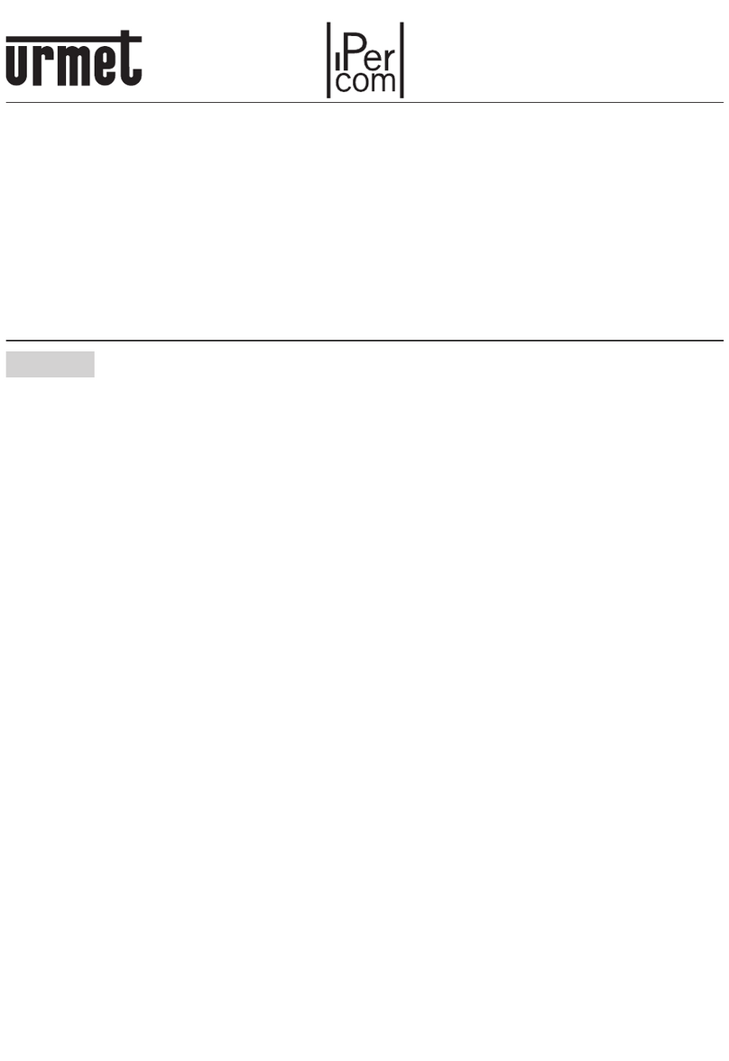 urmet domus IPERCOM 1761 User manual