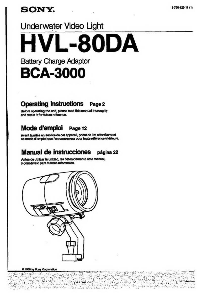 Sony HVL-80DA User manual