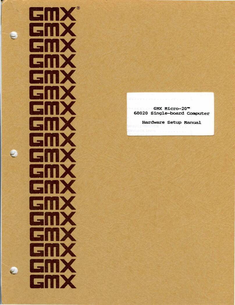 GMX Micro-20 68020 Hardware setup manual