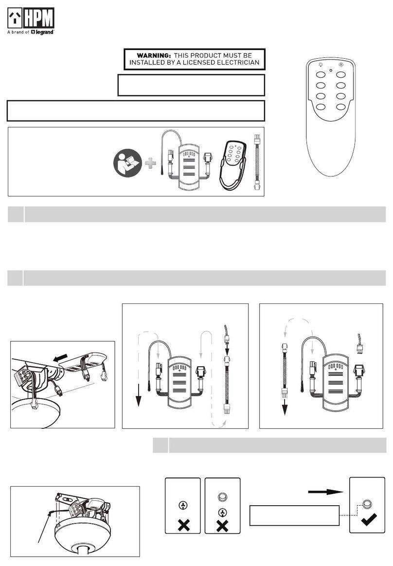 LEGRAND RCFREMOTE User manual