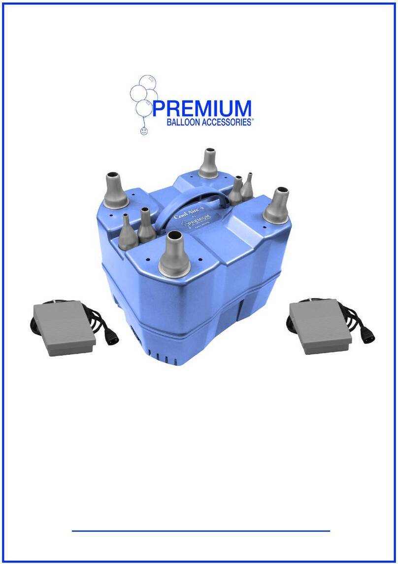 PREMIUM BALLON ACCESSORIES Cool Aire 4 manual