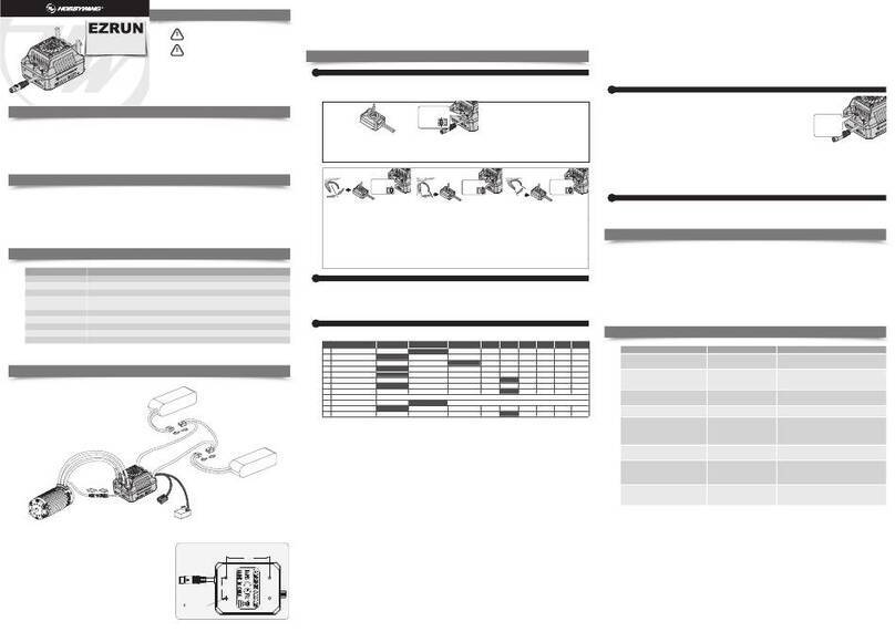 Hobby-Wing EZRUN User manual
