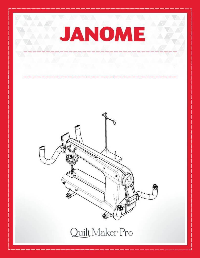 Janome Quilt Maker Pro 16 user manual