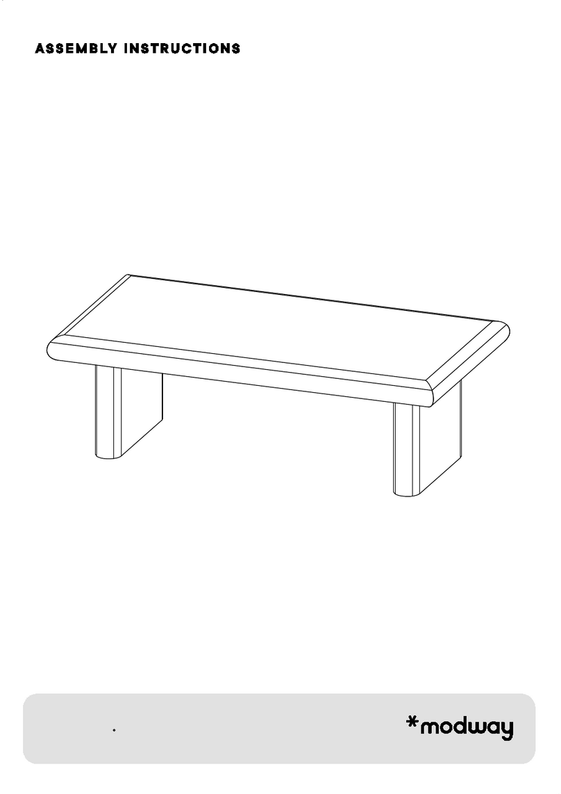 modway EEI-6578 Assembly instructions