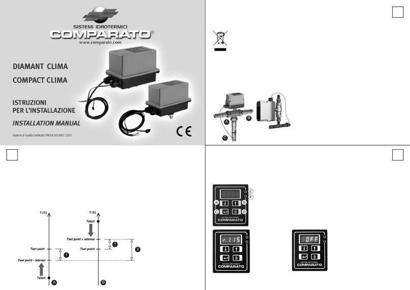 Comparato DIAMANT CLIMA installation manual