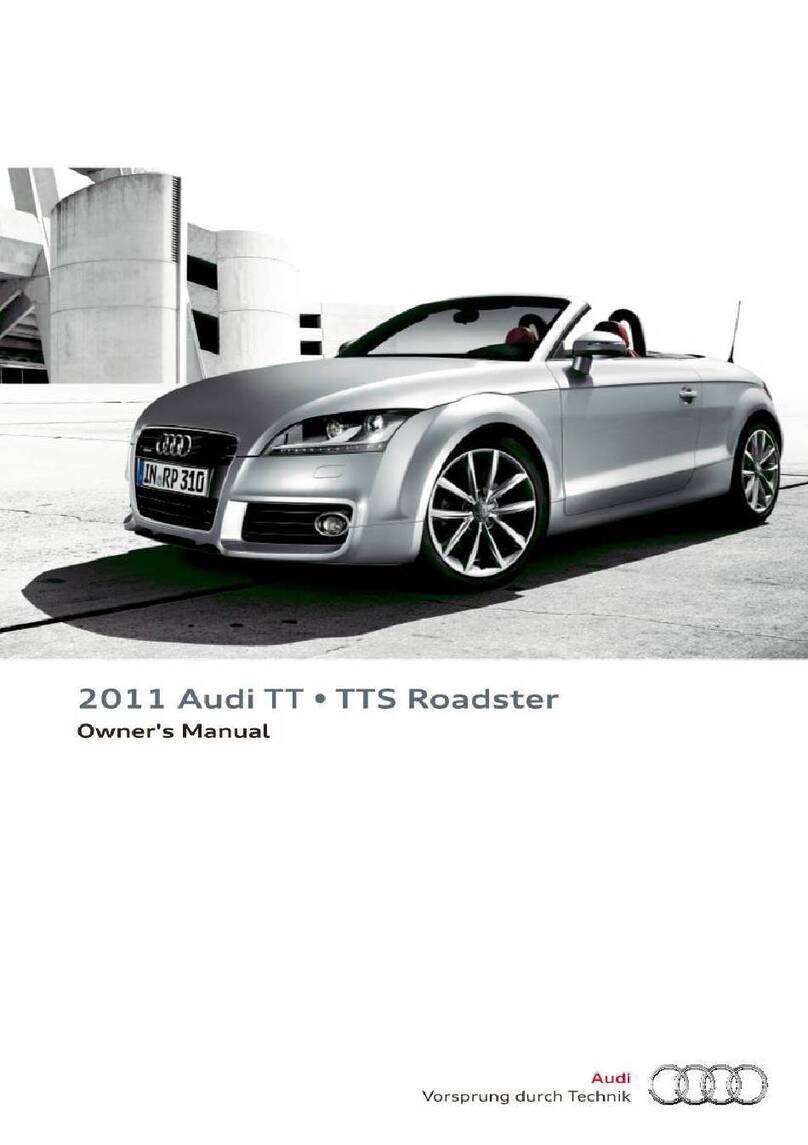Audi TT Roadster 2011 User manual