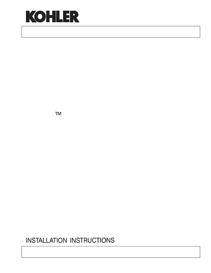 Kohler Maestro K-842-H User manual