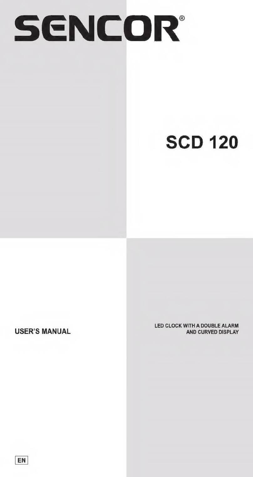 Sencor SCD 120 User manual