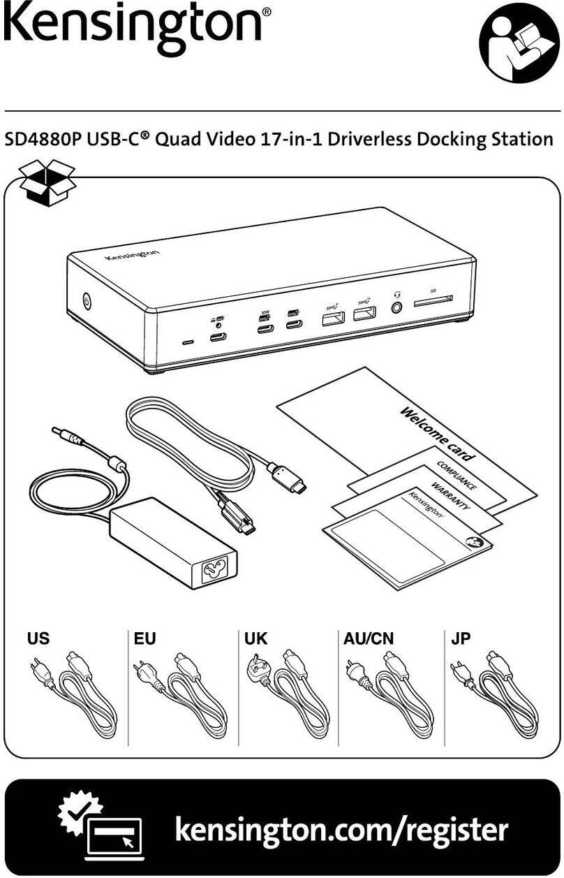 Kensington SD4880P manual