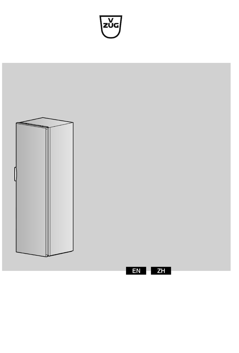 V-ZUG Cooler V4000 User manual