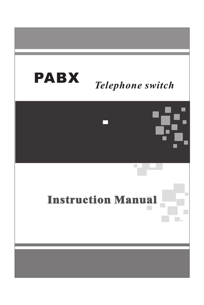 PABX TC-208 SP instruction manual