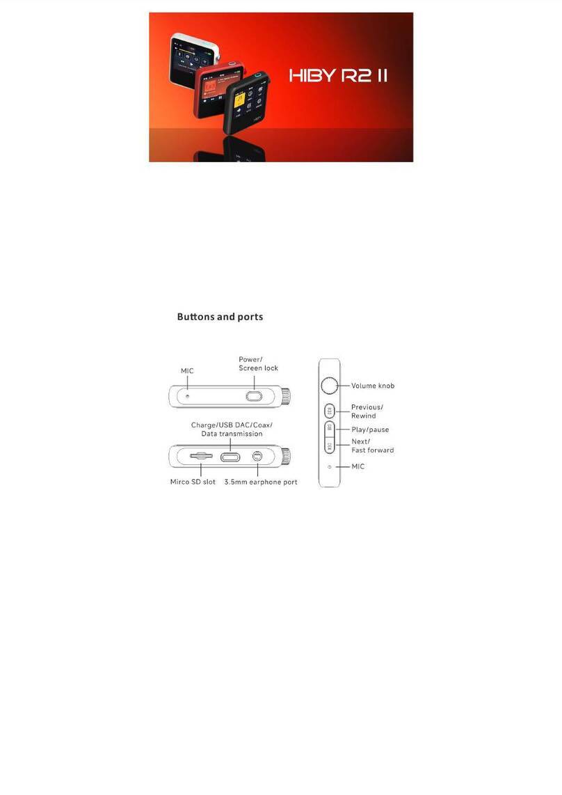 HiBy R2 II quick start guide