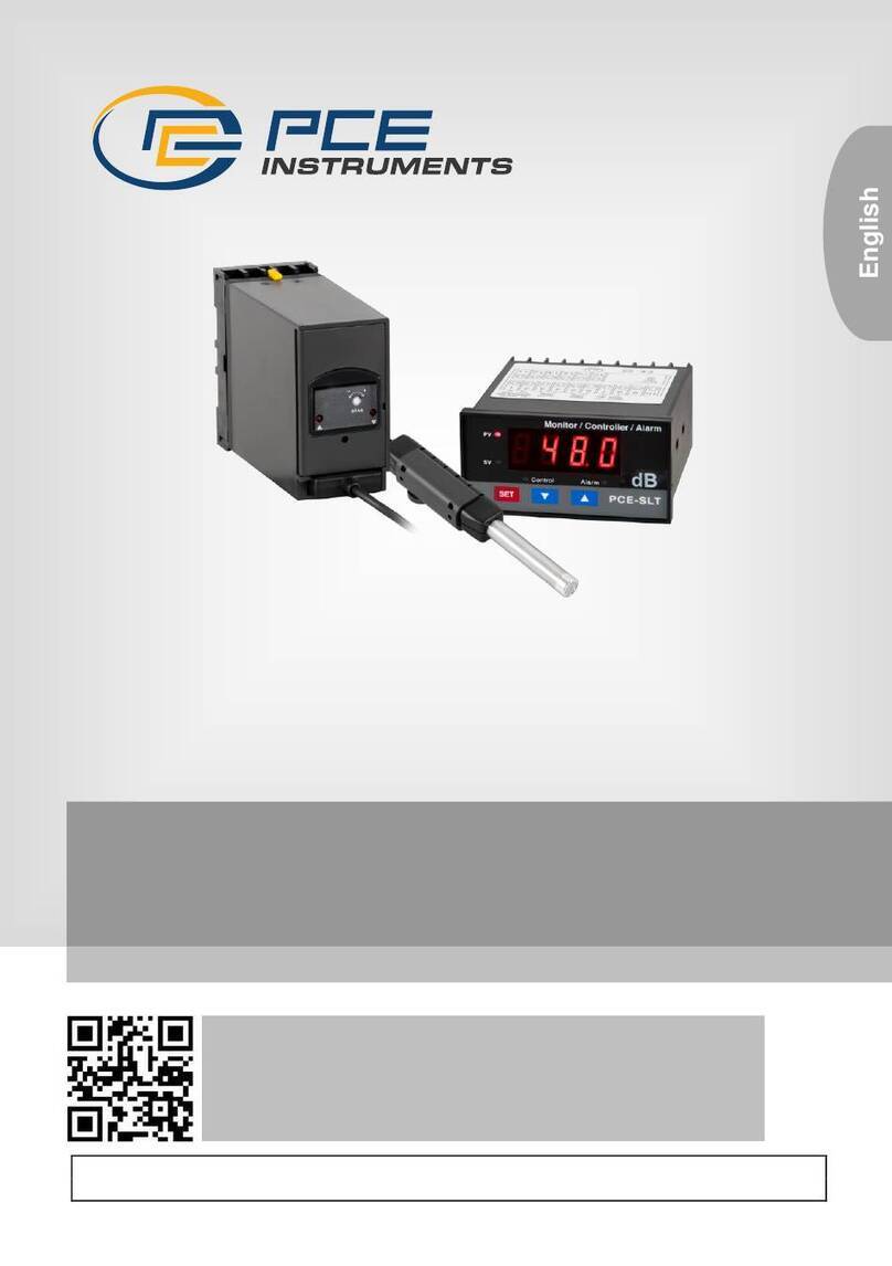 PCE Instruments PCE-SLT User manual