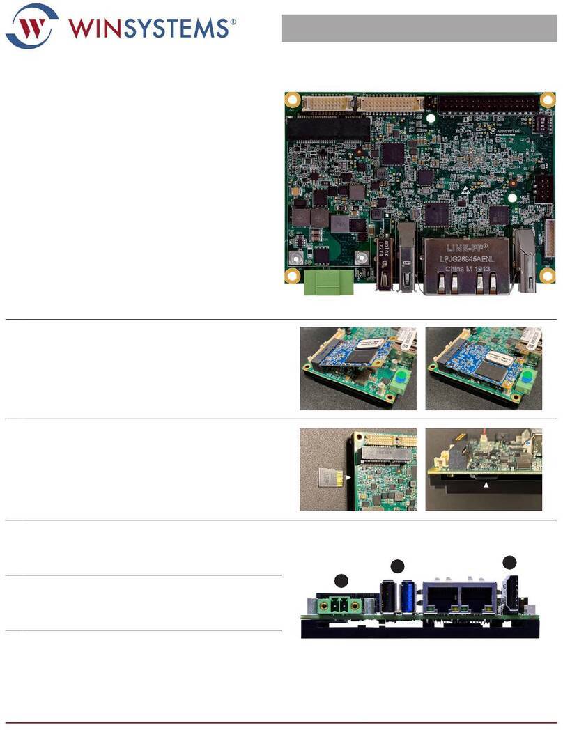 WinSystems ITX-P-C444 quick start guide