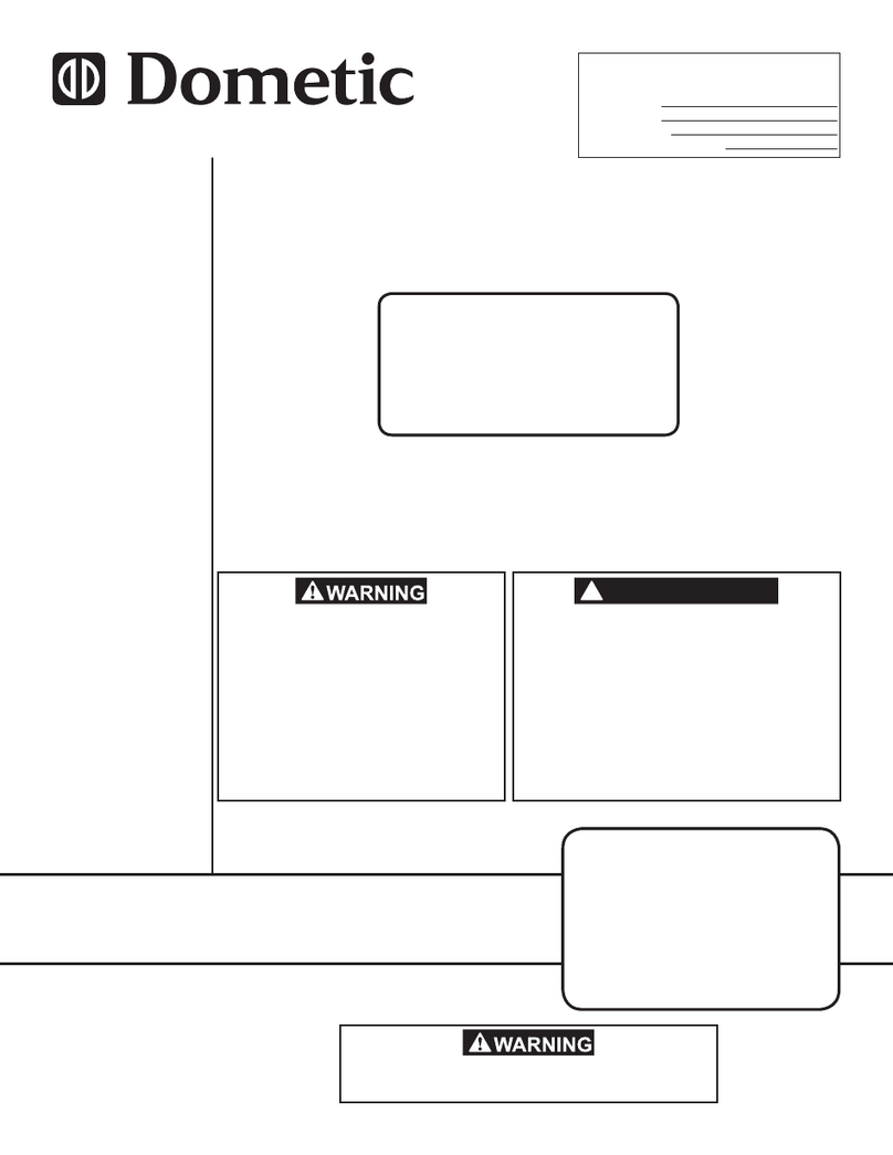 Dometic DA20 installation instructions