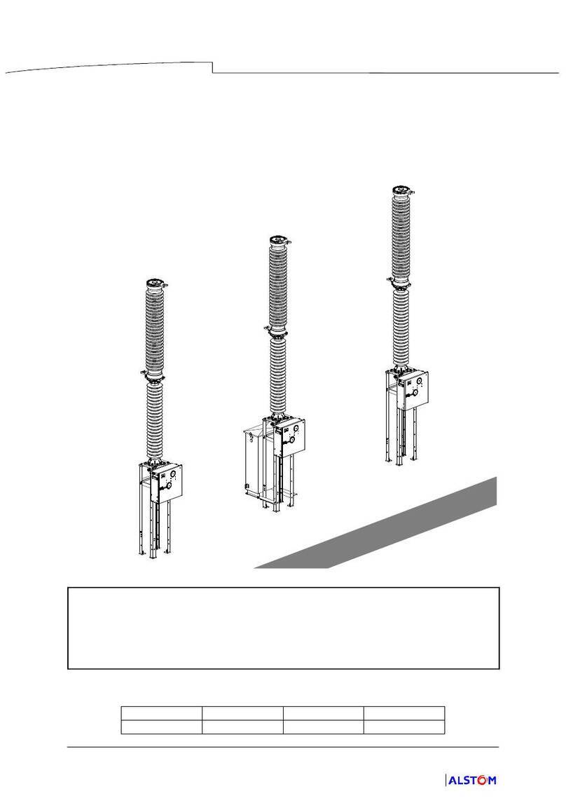 Alstom SF6 User manual