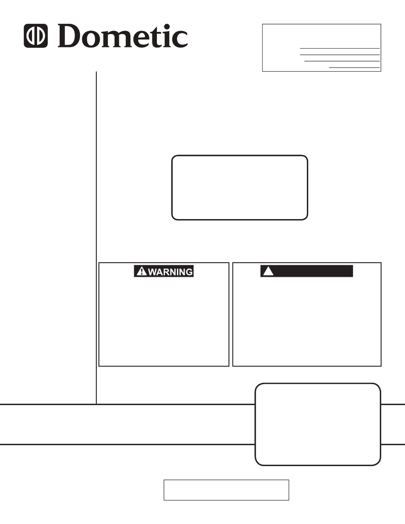 Dometic 9500 Series installation instructions