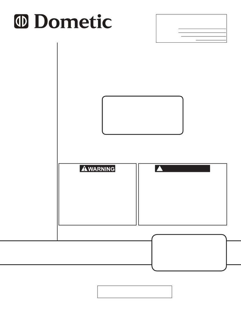 Dometic 9500E installation instructions