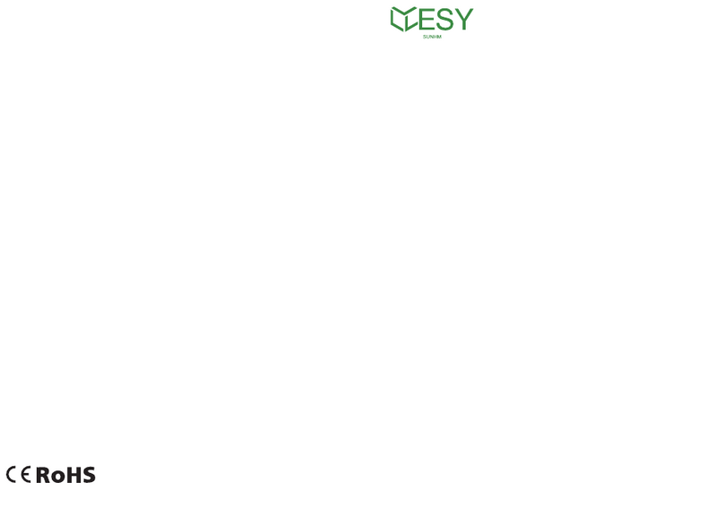 ESY Sunhome ESYSUNHOME 5KWH+ User guide & installation manual