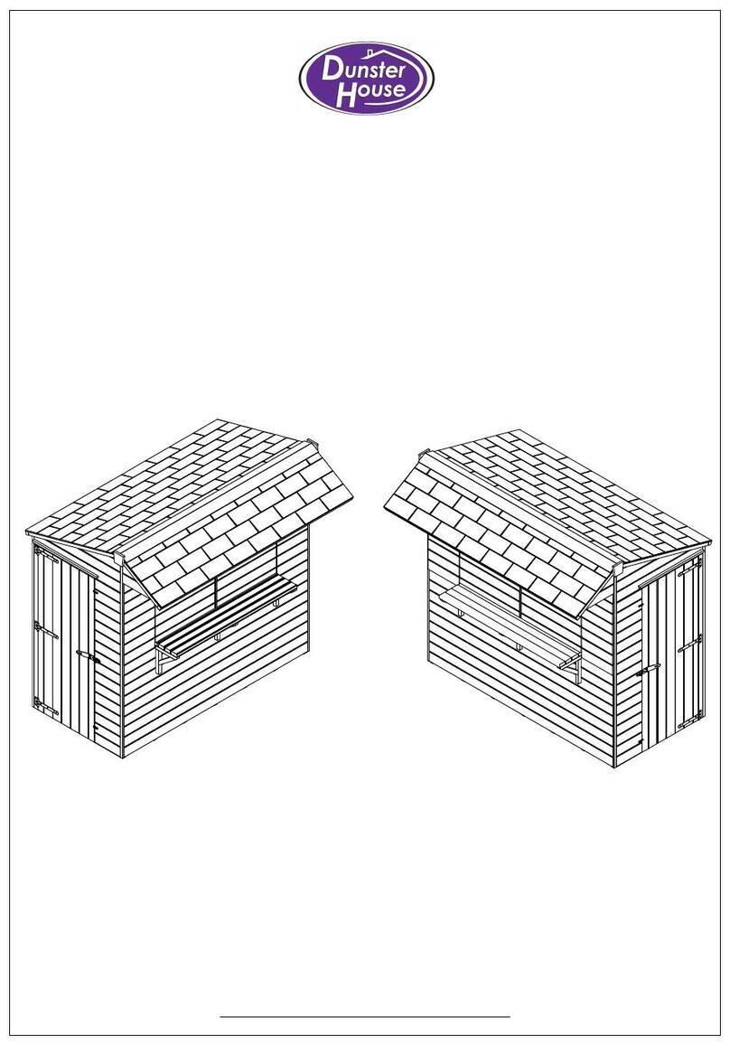 Dunster House HANGOVER APEX G4-1824HAB installation manual