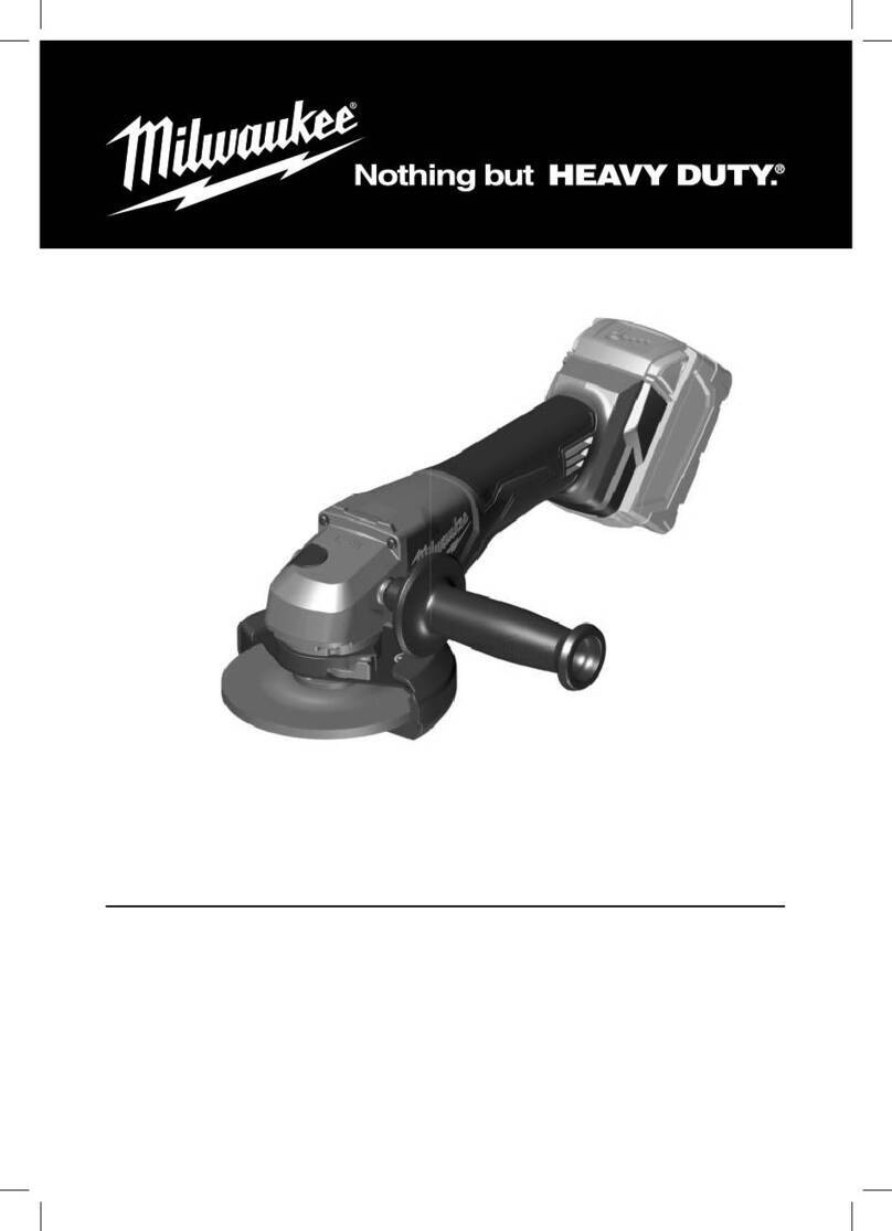 Milwaukee M18 BLSAG125X User manual