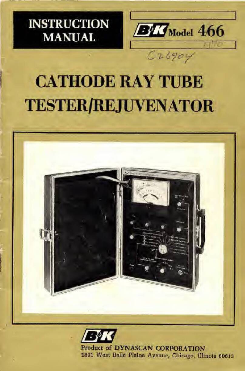B&K 466 instruction manual