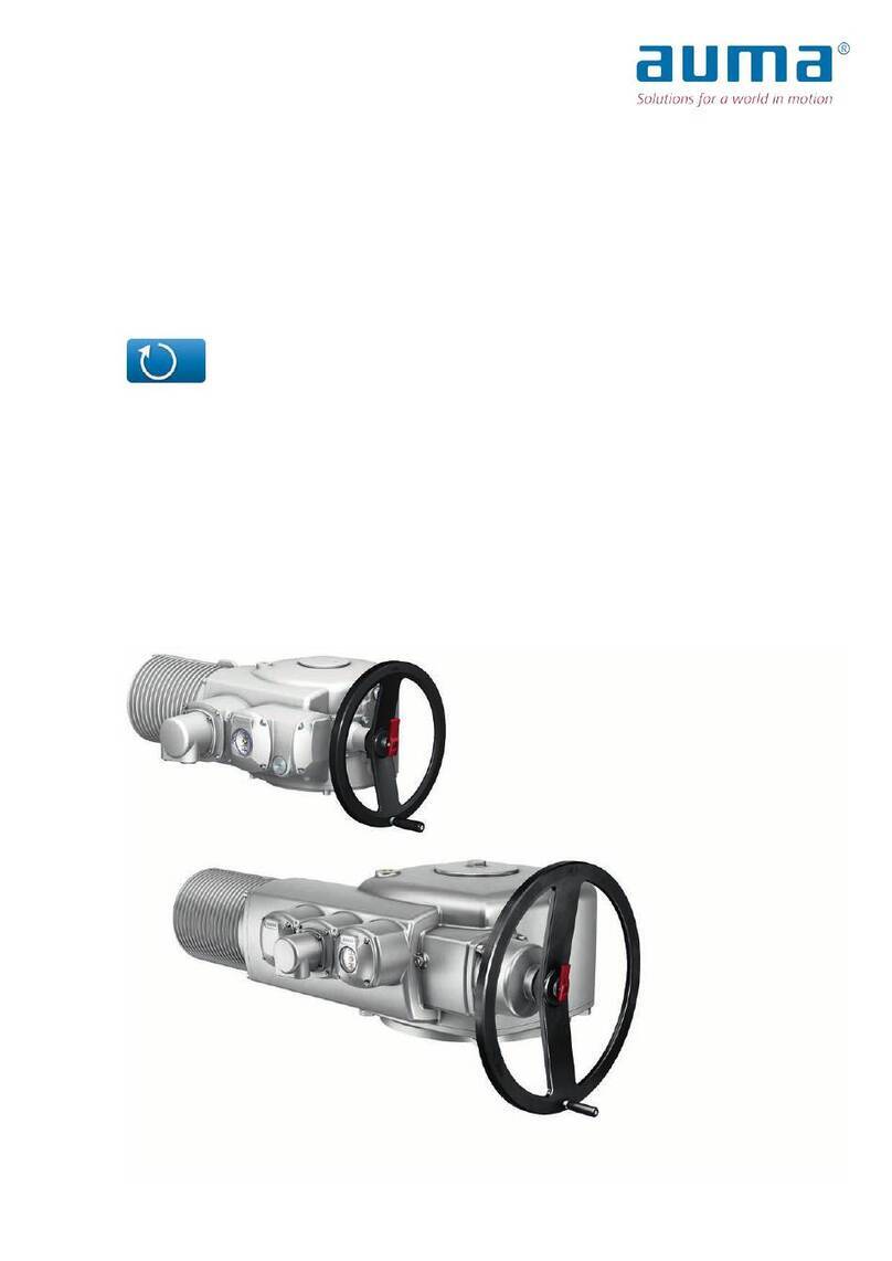AUMA SA 25.1 User manual AUMA SA 25.1 User manual