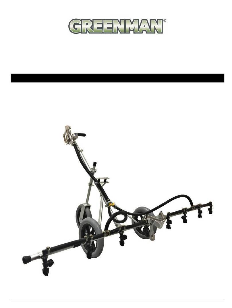 GREENMAN SPRAY HAWK CD30E-200 Operator's manual