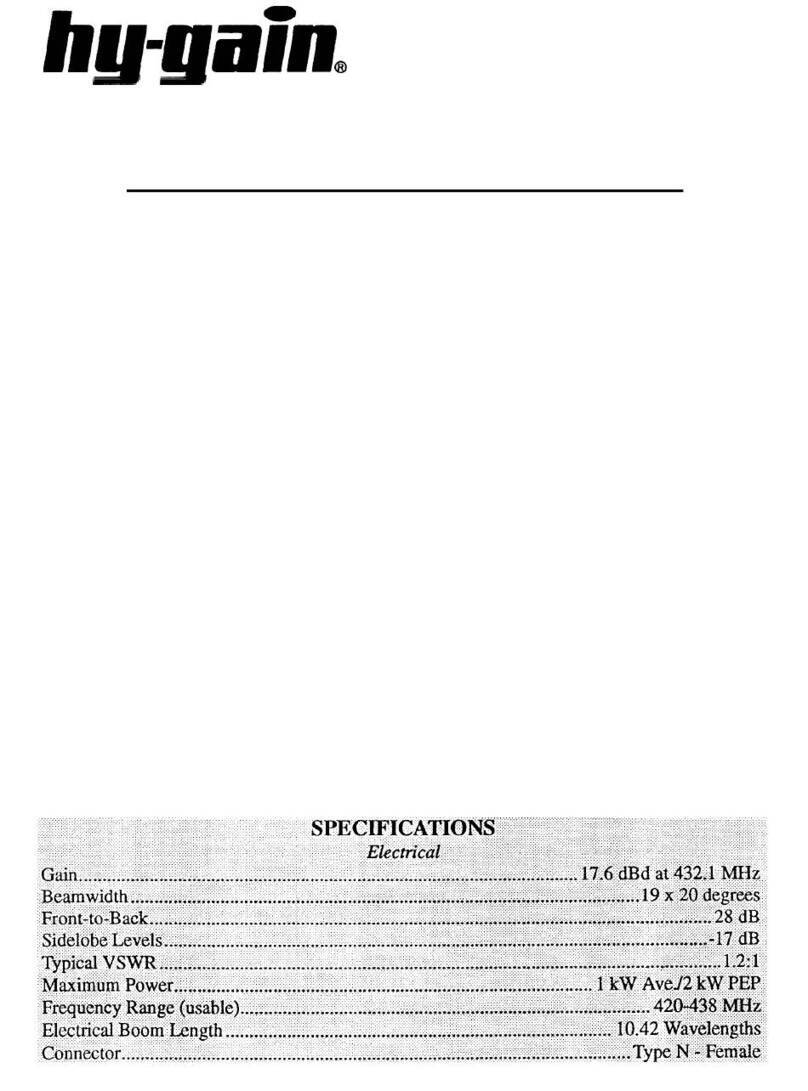 Hy-Gain UB-7031DX User manual