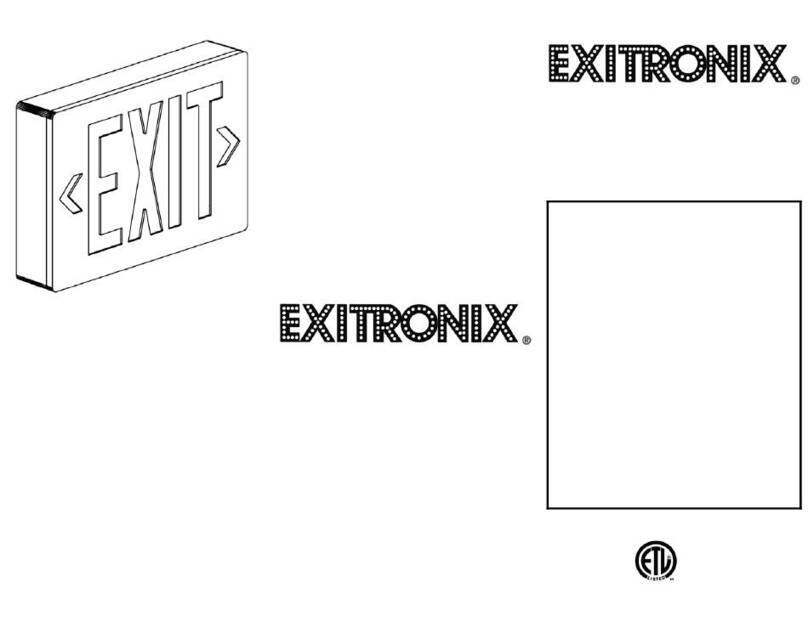 Exitronix 400 Series User manual