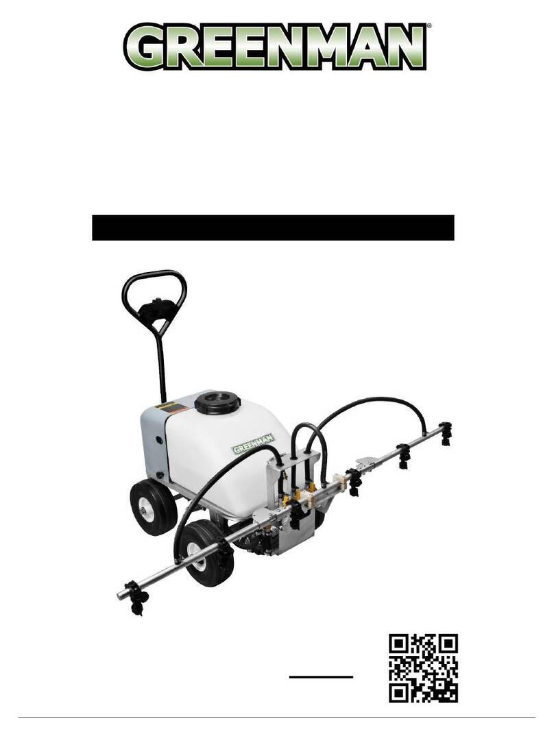 GREENMAN SPRAY MATE 2100E Operator's manual