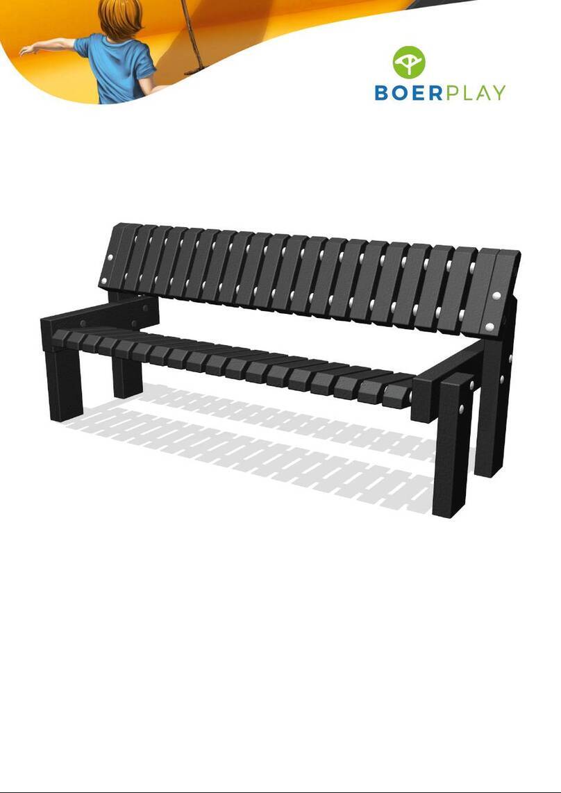 BOERPLAY PB Rebo Bench model 313 User manual