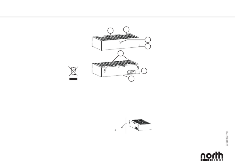 North Light GT228C-W-PIR quick start guide