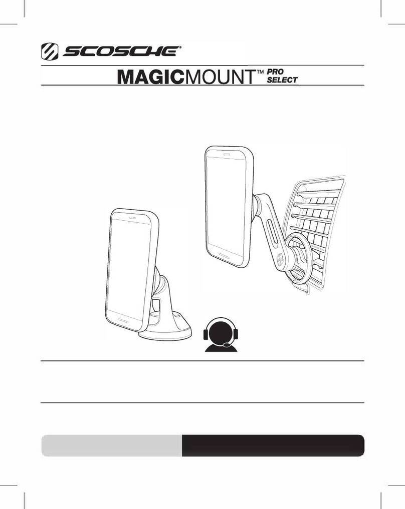 Scosche MAGICMOUNT Pro Select instructions