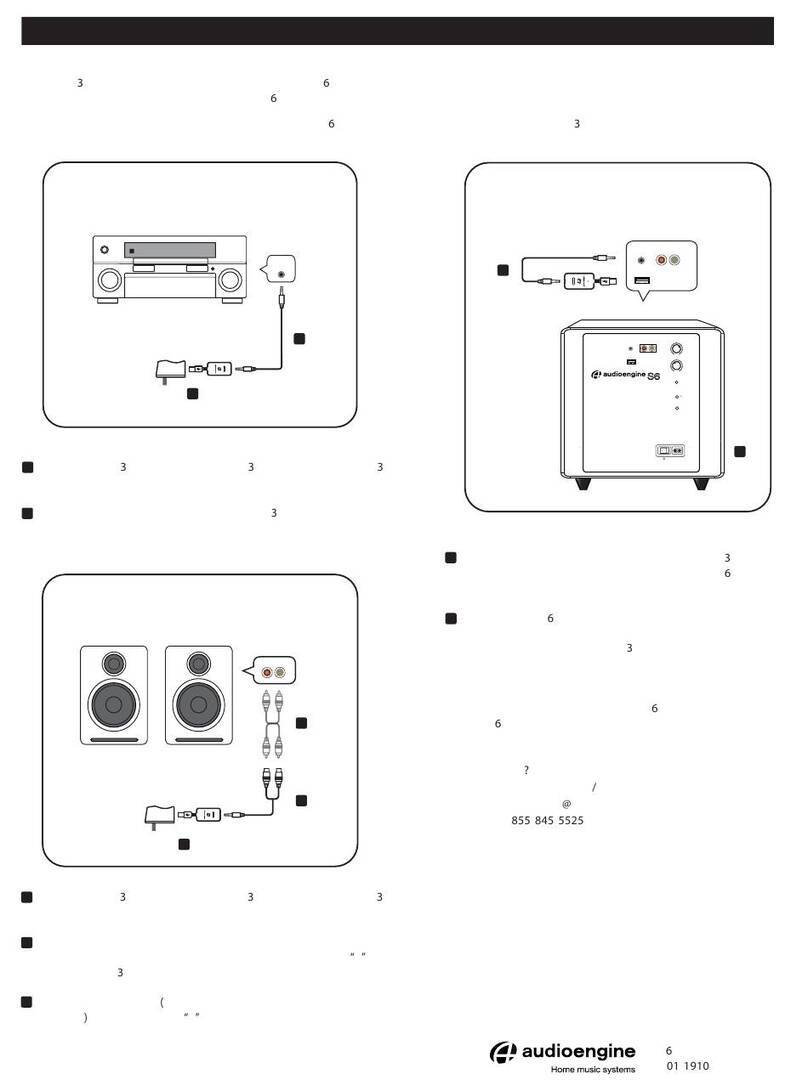 AudioEngine S6 Setup
