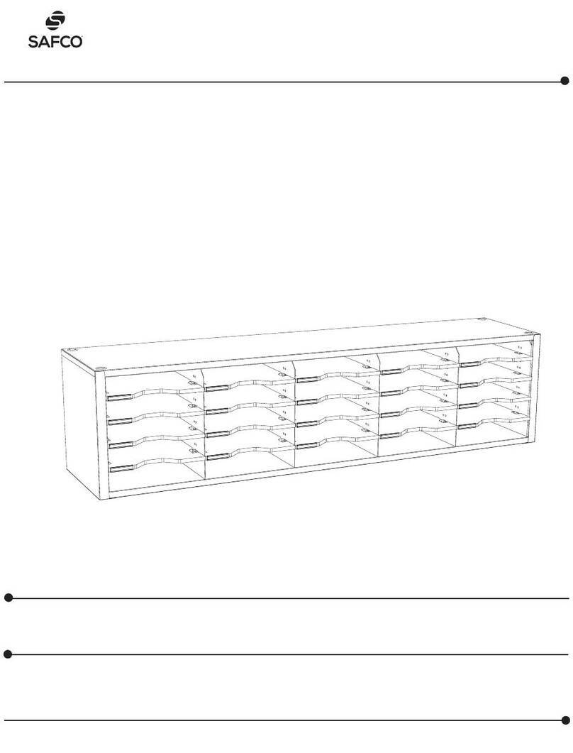 LDI Spaces SAFCO 7751 User manual LDI Spaces SAFCO 7751 User manual
