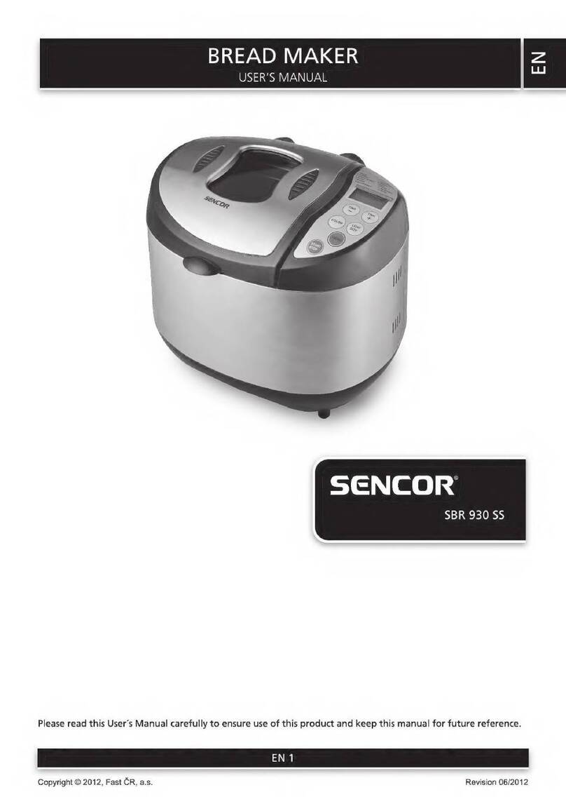 Sencor SBR 930 SS User manual