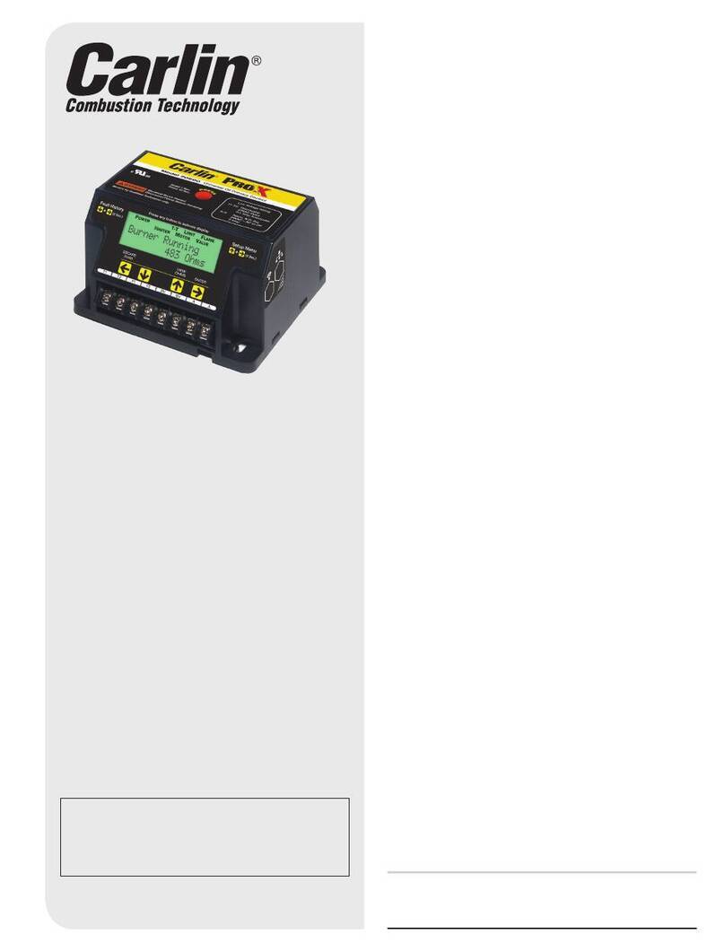 Carlin 70200 Installation and operating instructions
