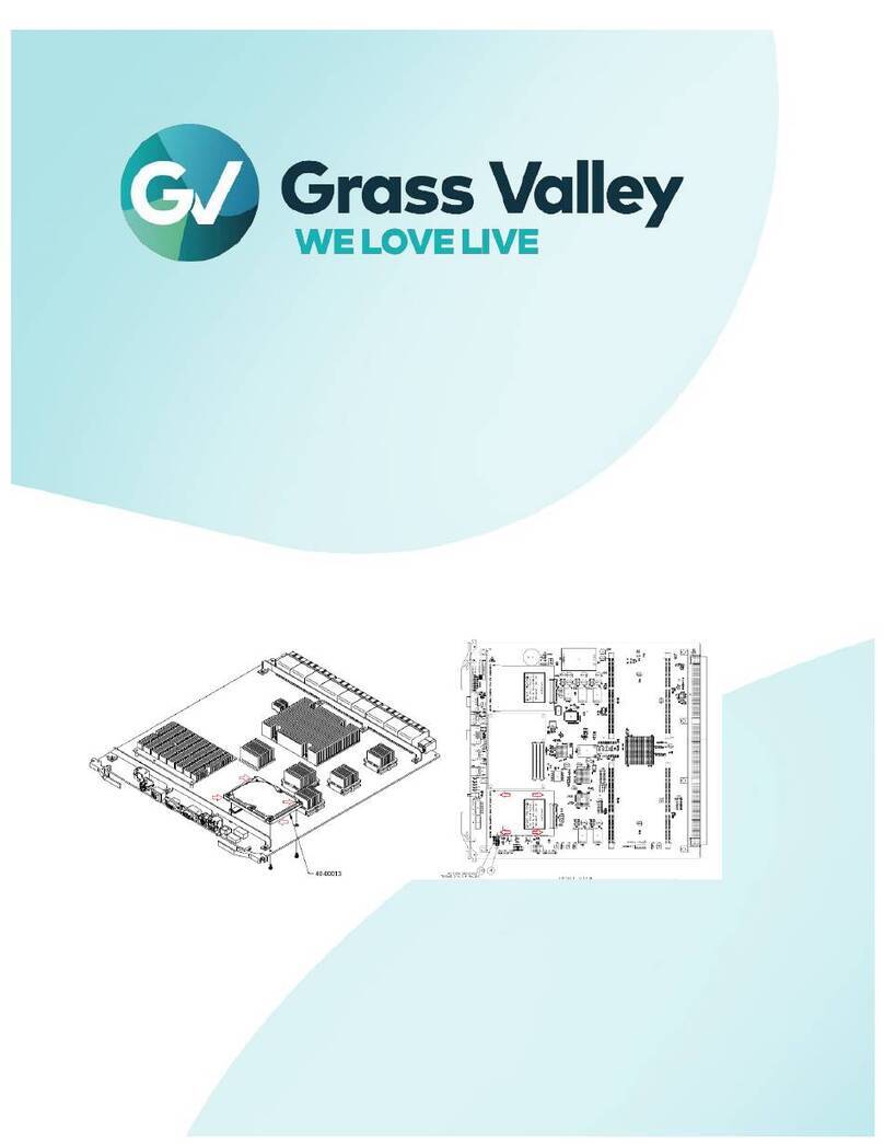 GRASS VALLEY K-FRM-X-UPG-LX-KIT quick start guide